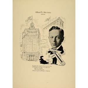  1923 Print Alfred S. Alschuler Architect Chicago Golfer 
