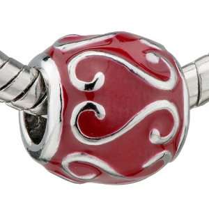  Victorian Design Red Bead Pandora Chamilia Biagi Charms 