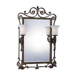 Quoizel Amelia 40 Inch Large Mirror with Lights 