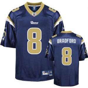  Reebok St. Louis Rams Sam Bradford Premier Jersey: Sports 