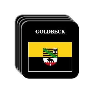  Saxony Anhalt   GOLDBECK Set of 4 Mini Mousepad Coasters 