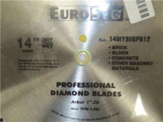 DBD Industries 14x12mm Masonry Diamond Blade  
