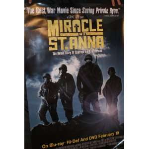  Miracle at St. Anna Movie Poster 27x40 