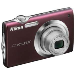  Coolpix S3000 Digital Camera Kit (Plum)