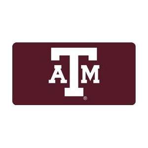  Texas A&M Aggies TAMU NCAA Laser Cut License Plate: Sports 