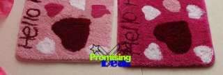   Doormat Bath Mat Rug Pad Carpet 15.7x 47 Rectangle Pink/Rose  