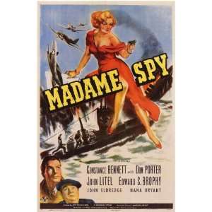  Madame Spy Movie Poster (11 x 17 Inches   28cm x 44cm 