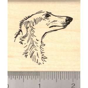  Borzoi Russian Wolf Hound Dog Rubber Stamp: Arts, Crafts 