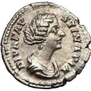  FAUSTINA II Marcus Aurelius Posthumous Rare Ancient Silver 