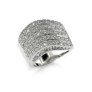    ES2692 Jewelry   Clear Premium Austrian Crystal Ring Jewelry