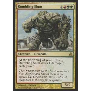 Rumbling Slum (Magic the Gathering  Guildpact #126 Rare 