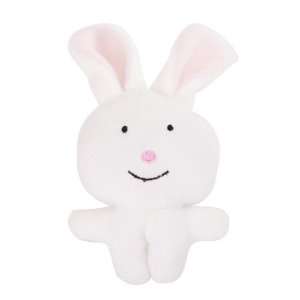 Syk Funny Bunny Squeaking Dog Toy (White): Pet Supplies