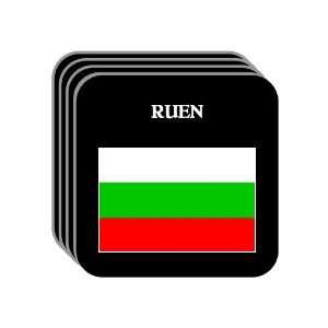  Bulgaria   RUEN Set of 4 Mini Mousepad Coasters 