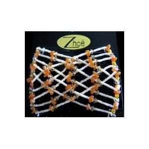  Zhoe Neutral w/ Beige Beads Double Combs Item #10038 