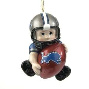  Detroit Lions NFL Lil Fan Player Ornament (3): Sports 
