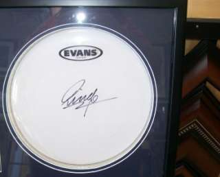 RINGO STARR Autographed RARE Signed Framed Display NICE Beatles 