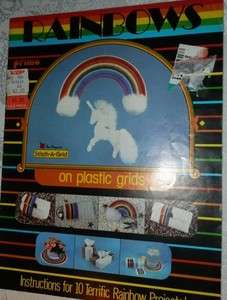 Rainbows Unicorn Plastic Canvas Pattern Books  