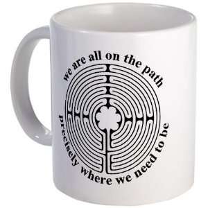  Finger Labyrinth Peace Mug by 