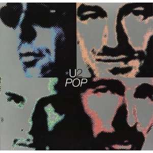  U2 Bono Pop CD Original Promo Poster Flat 1997