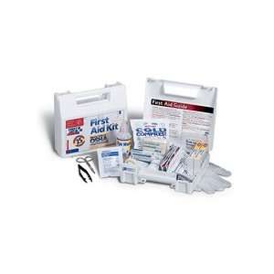 25 Person First Aid Kit, Plastic with Dividers: Home 