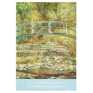   Monet Bridge Over a Pool of Water Lilies Poster