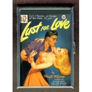 LUST FOR LOVE DIMESTORE PULP ID Holder Cigarette Case or Wallet: Made 