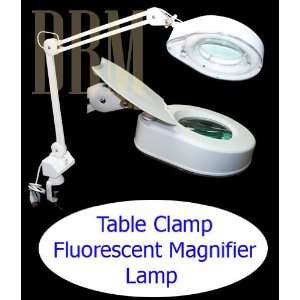 Table Clamp 3 Diopter Magnifying Lamp Fluorescent Magnifier Light