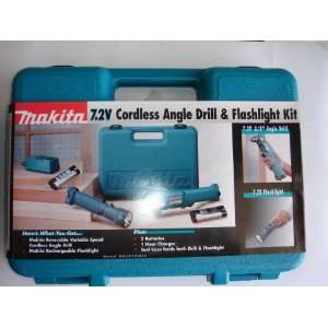  Makita #DA301DWLE, 7.2v Cordless Angle Drill & Flashlight 