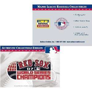  MLB Authentic Collectible Emblem Boston Red Sox World 