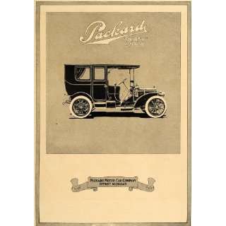  1907 Ad Packard Thirty 1908 Model Antique Automobile 