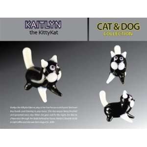  Kaitlyn Kitty Kat Glass Figurine Toys & Games