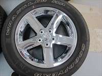   1500 Factory Chrome Clad 20 Wheels Tires OEM Rims Durango 2364  