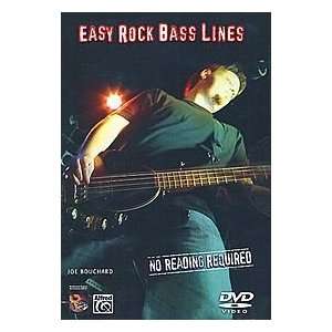   No Reading Required   Easy Rock Bass Lines (DVD) Musical Instruments