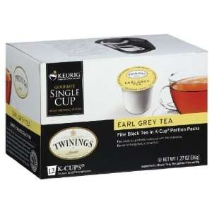 Twinings Earl Grey Tea, 12 ct K Cups for Keurig Brewers, 3 pk:  