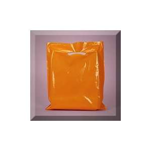   12 Burnt Orange Premium Plastic Merch Bag: Health & Personal Care