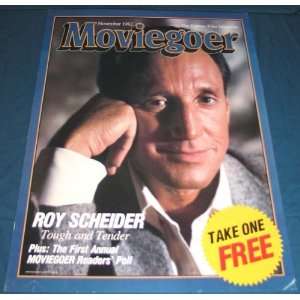 ROY SCHEIDER Huge Poster of Moviegoer Magazine Cover from 1982. 22 x 