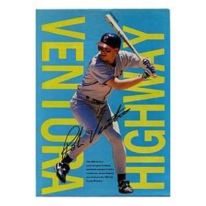 Robin Ventura Autographed/Signed Magazine Page  Sports 