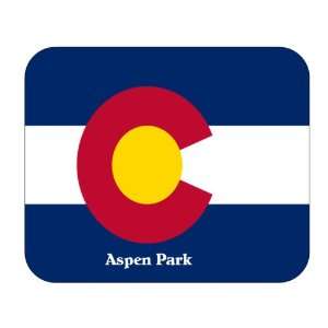   US State Flag   Aspen Park, Colorado (CO) Mouse Pad 