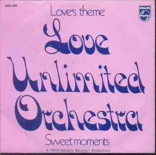 Love Unlimited Orch.   Loves Theme Dutch 1973 PS 7  