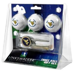  West Virginia 3 Ball Gift Pack With Kool Tool: Sports 