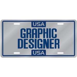 New  Usa Graphic Designer  License Plate Occupations  