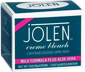 Jolen Creme Bleach Mild, With Aloe Vera   1 Oz 046688100502  