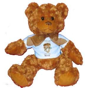   Listen to your Warden Plush Teddy Bear with BLUE T Shirt Toys & Games