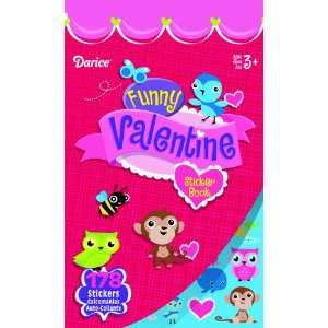   International Funny Valentine Sticker Book (Pack of 4) Toys & Games