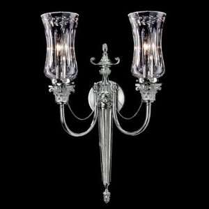  Waterford Whittaker Double Sconce   Polished Nickel Finish 