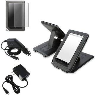 For Nook Color Leather Case+Home+Car Chargers+LCD Film