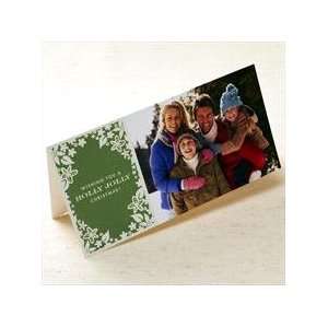  Green Holly Jolly Folded Holiday Photo Card Health 