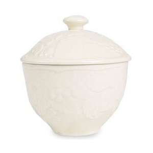  Nikko Woodbury Ivory Covered Sugar Bowl: Kitchen & Dining
