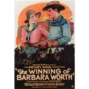  Winning of Barbara Worth Movie Poster (11 x 17 Inches 
