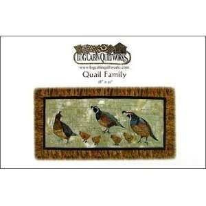  Log Cabin Quiltworks Quail Family Pattern